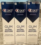 (3) Crest Pro-health Gum And Enamel Restore Large Size 4.8oz Exp: 07/2028. Fixed Price $22.99.