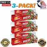 Dabur Red Ayurvedic Toothpaste-200g (pack 3) Herbal Oral Care With Free Shipping. Fixed Price $20.90.