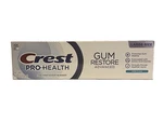 Crest Pro-health Gum Restore Advanced, Fluoride Toothpaste, Deep Clean, 4.8 Oz. Fixed Price $12.99.
