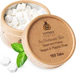 Superbee Dentos Toothpaste Tablets, 150 Tabs, Fluoride Free & Eco Friendly, Trav. Fixed Price $32.99.
