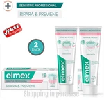 Elmex Sensitive Professional Repair + Preventive Gum 75ml Exp 07/28 Italy 2 Pack. Fixed Price $39.88.