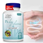 15 Day Cleanse - Gut And Colon Support, Advanced Formula Fiber, Detox, Non-gmo. Fixed Price $16.66.