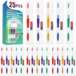 Navona 25 Pcs Disposable Toothbrush With Toothpaste Bulk, Travel Toothpaste,. Fixed Price $16.45.