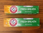 2 Discontinued Arm & Hammer Toothpaste Fresh Breath Winter Mint 6oz Exp 12/2025. Fixed Price $62.99.