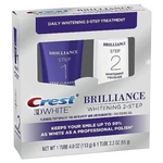 Crest 3d White Brilliance Toothpaste Whitening Gel Two Step System 2.3oz. Fixed Price $21.79.