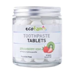 Ecofam Kids Toothpaste Tablets - 90 Bubble Gum Tabs Zero Waste Glass Jar. Fixed Price $14.99.