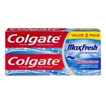Colgate Max Fresh Toothpaste With Mini Breath Strips Cool Mint 2 Pack/12oz. Fixed Price $12.90.