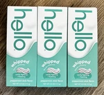 Hello Whipped Fluoride Toothpaste Peppermint Stick 4oz 3pk Exp 11/27+. Fixed Price $21.95.