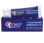 Crest 3d White Stain Eraser Teeth Whitening Toothpaste, Icy Clean Mint, 3.8 Oz. Fixed Price $5.00.