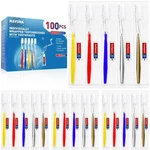 Navona 100 Pcs Travel Toothbrush And Toothpaste Set, Toothpaste, Bulk .... Fixed Price $34.98.