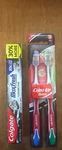 Charcoal And Whitening Toothpaste 2 Pk Toothbrush Colgate Maxfresh Closeup. Fixed Price $14.99.