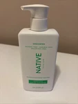 Native Unscented Sensitive Facial Cleanser Sulfate Free Fragrance 12oz. Fixed Price $15.00.