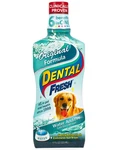 Dental Fresh Water Additive For Dogs, Cleans Teeth & Freshens Breath, 17oz. Fixed Price $12.95.
