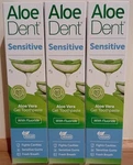 Aloe Dent Sensitive Vera Toothpaste With Fluoride 100ml 6 Tubes Bbe 11/2027. Fixed Price $67.13.