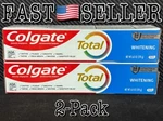 2-pack Colgate Total Whitening Toothpaste 24h Protection 6oz (170g) Exp:01/2026. Fixed Price $15.09.