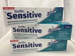 Natural White Sensitive Extreme Whitening Toothpaste, 4.5 Oz ( 3 Packs). Fixed Price $15.95.