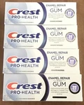 Lot, 4 Crest Pro-health Advanced Whitening Gum & Enamel Repair Toothpaste 3.7 Oz. Fixed Price $21.95.