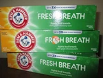 Lot Of 3 Arm & Hammer Toothpaste Fresh Breath Winter Mint 6oz Exp 04/2026. Fixed Price $59.99.