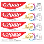 Total Clean Mint Toothpaste, 10 Benefits, No Trade-offs, Freshens Breath, Whiten. Fixed Price $21.95.