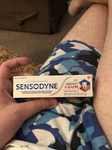 Sensodyne Mint Sensitive Mouth Toothpaste 0.8 Fl Oz. Fixed Price $5.00.