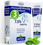 3pcs Pasta De Dientes Hidroxiapatita 7,5% Dental Para Protecci N Avanzada Del Es. Fixed Price $23.37.