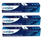 3 X Oranurse Unflavoured Toothpaste 50ml - Non-foaming Sls Free Exp 09/2029. Fixed Price $26.50.