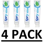 4 Pack - Xlear Spry Fluoride Free Toothpaste Peppermint 5 Oz New Fresh Stock. Fixed Price $49.78.
