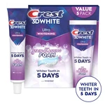 Crest 3d White Ultra Whitening Toothpaste, Vivid Mint (5.2 Oz, 5 Pk) - Free Ship. Fixed Price $25.49.