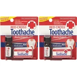 2 Pack Red Cross Toothache Complete Medication Kit 0.12oz Each. Fixed Price $13.79.