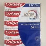 Colgate Total Active Prevention+ Advanced Whitening Toothpaste 5 Pack. Fixed Price $27.00.