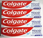 4pk Colgate Baking Soda Peroxide Whitening Brisk Mint Toothpaste 4 Oz Ea 06/2026. Fixed Price $12.99.