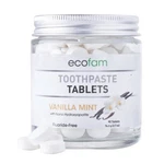 Ecofam Toothpaste Tablets - 90 Vanilla Mint Tabs Zero Waste Glass Jar. Fixed Price $14.99.
