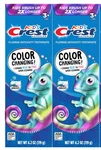 2-pack Crest Kids Fluoride Toothpaste Bubblegum Color Changing Anticavity 4.2oz. Fixed Price $18.21.