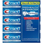 Crest Pro-health Advanced Whitening Power Toothpaste (6.0 Ounce, 5 Count). Fixed Price $33.50.