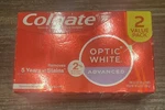 Colgate Optic White Advanced Toothpaste 2 Value Pack. Fixed Price $7.50.