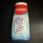 Colgate 2-in-1 Toothpaste & Mouthwash Icy Blast Whitening Fluoride 4.6 Oz. Fixed Price $19.99.