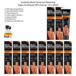 Ecodenta Black Cinnamon Whitening Vegan Toothpaste 98% Natural 10x100ml. Fixed Price $142.99.