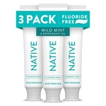 Native Fluoride Free Toothpaste, Whitening - For Adult, Kids 2+ Oral Care Wild. Fixed Price $54.99.