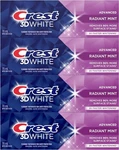 Pack Of 4 Crest 3d White Toothpaste Advanced Whitening Radiant Mint, 280ml Total. Fixed Price $35.51.