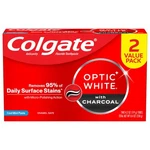 Colgate Optic White Charcoal Whitening Toothpaste Pack Of 2 4.2 Ounce Mint. Fixed Price $18.29.