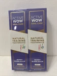 2 Active Wow Kid Natural Training Berry Bubblegum Toothpaste 4ozea Fluoride Free. Fixed Price $19.99.