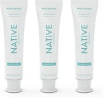 Native Toothpaste Whitens Teeth, 4.1 Oz, Wild Mint Fluoride Free - 3 Count. Fixed Price $34.99.