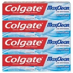 Colgate Maxclean Whitening Foaming Toothpaste Pack Of 4 Fresh Breath 6 Oz. Fixed Price $41.11.