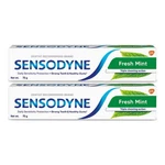 Sensodyne Fresh Mint Toothpaste 75g Each Pack Of 2 Sensitivity Protection. Fixed Price $12.99.