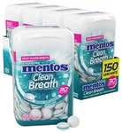 Mentos Clean Breath Hard Mints, Intense 150 Count (pack Of 4), Green. Fixed Price $44.69.