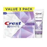 Crest 3d White Brilliance Toothpaste 4.6 Oz Pack Of 3 Vibrant Peppermint Flavor. Fixed Price $26.49.