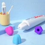 6x Self Closing Toothpaste Caps 6-pack By Tilcare - New Dispensers Waste S1v8. Fixed Price $11.46.