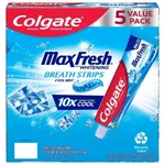 Colgate Maxfresh Toothpaste Cool Mint, 7.3 Oz 5 Pack Scuffed. Fixed Price $23.15.