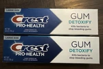 Crest Pro-health Gum Detoxify Toothpaste- Two Pack. Fixed Price $18.99.