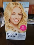 Clairol Nice 'n Easy Permanent Hair Color #11 Ultra Light Blonde - Blue Box. Fixed Price $9.99.